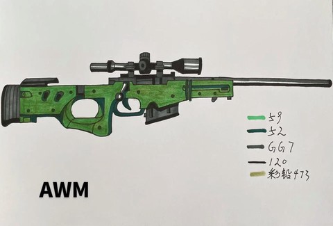 绝地求生awm怎么画[图1]
